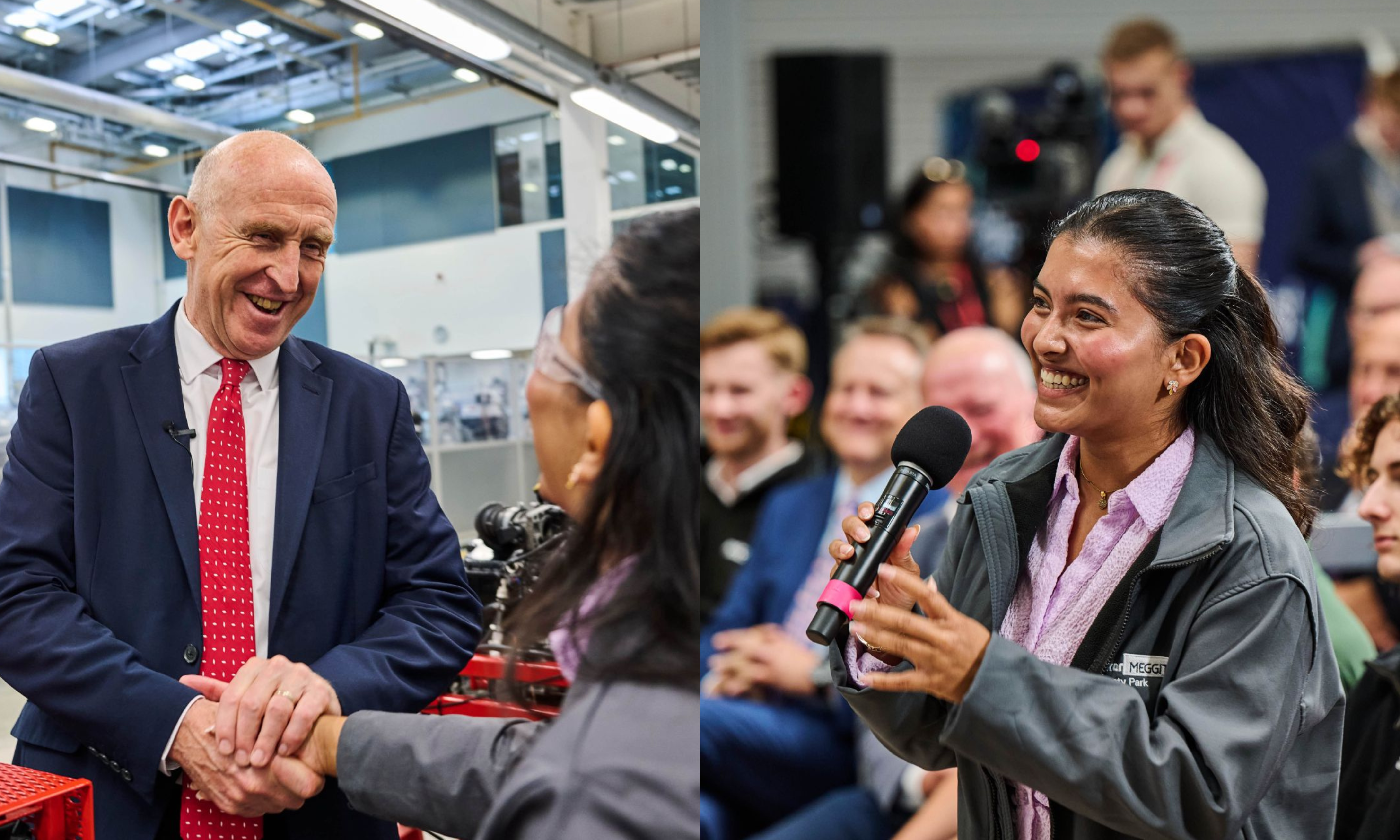 Chancellor Meets MTC Training Apprentices During Landmark MTC Visit